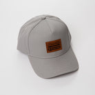 Leather Horizon Patch Frame Cap - Upper Park Clothing - Hat Collection