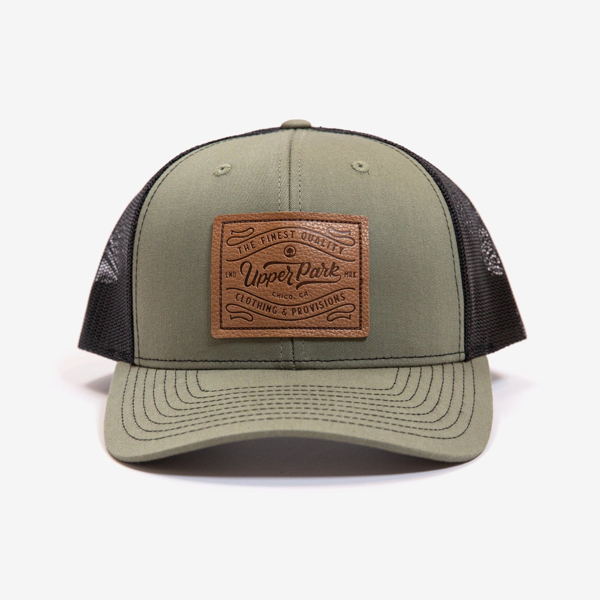 Leather Pro Label Trucker Hat - Upper Park Clothing - Chico, CA