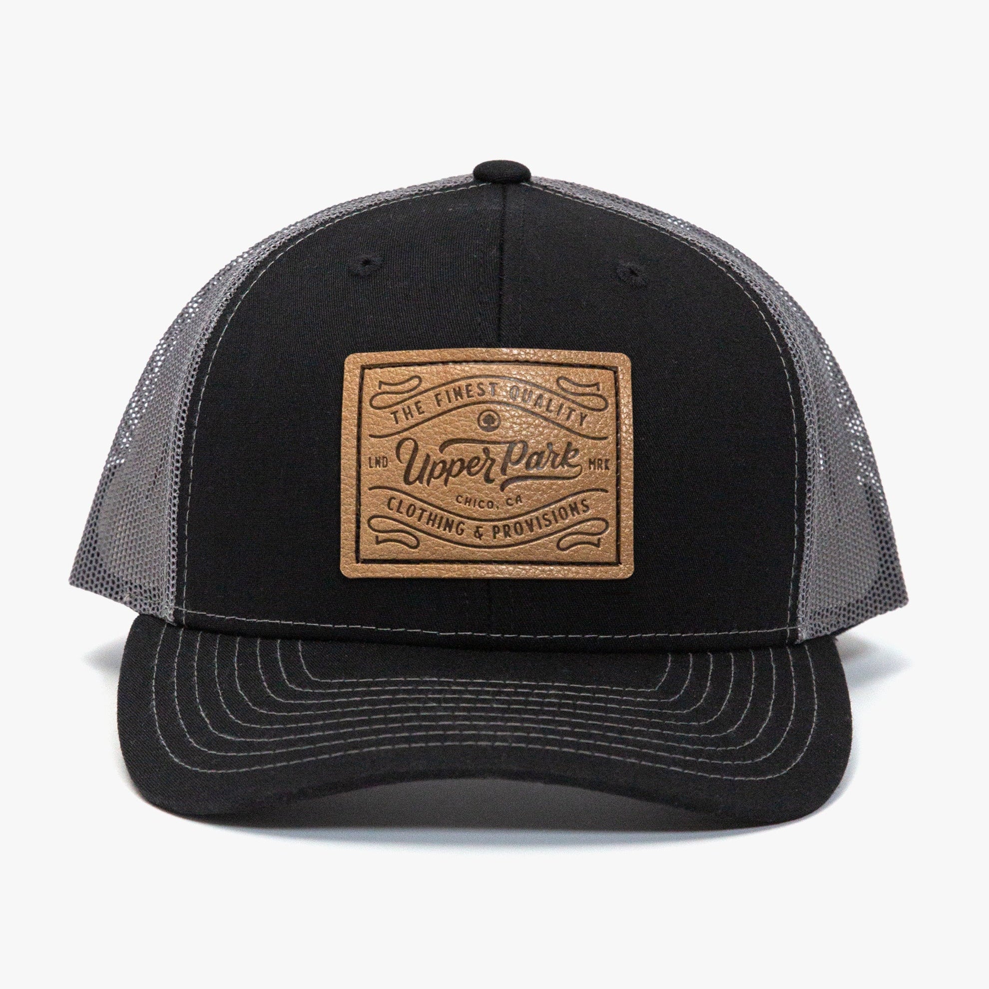 Leather Pro Label Trucker Hat - Upper Park Clothing - Chico, CA