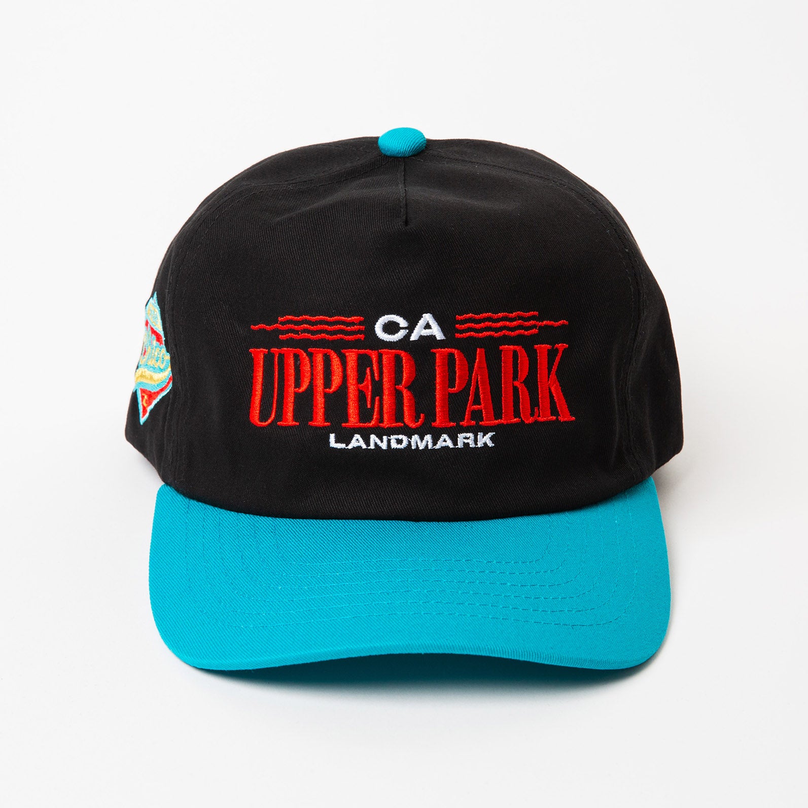 Memphis Upper Park Vintage Style Hat Two Tone Blue and Teal - California Landmark Clothing