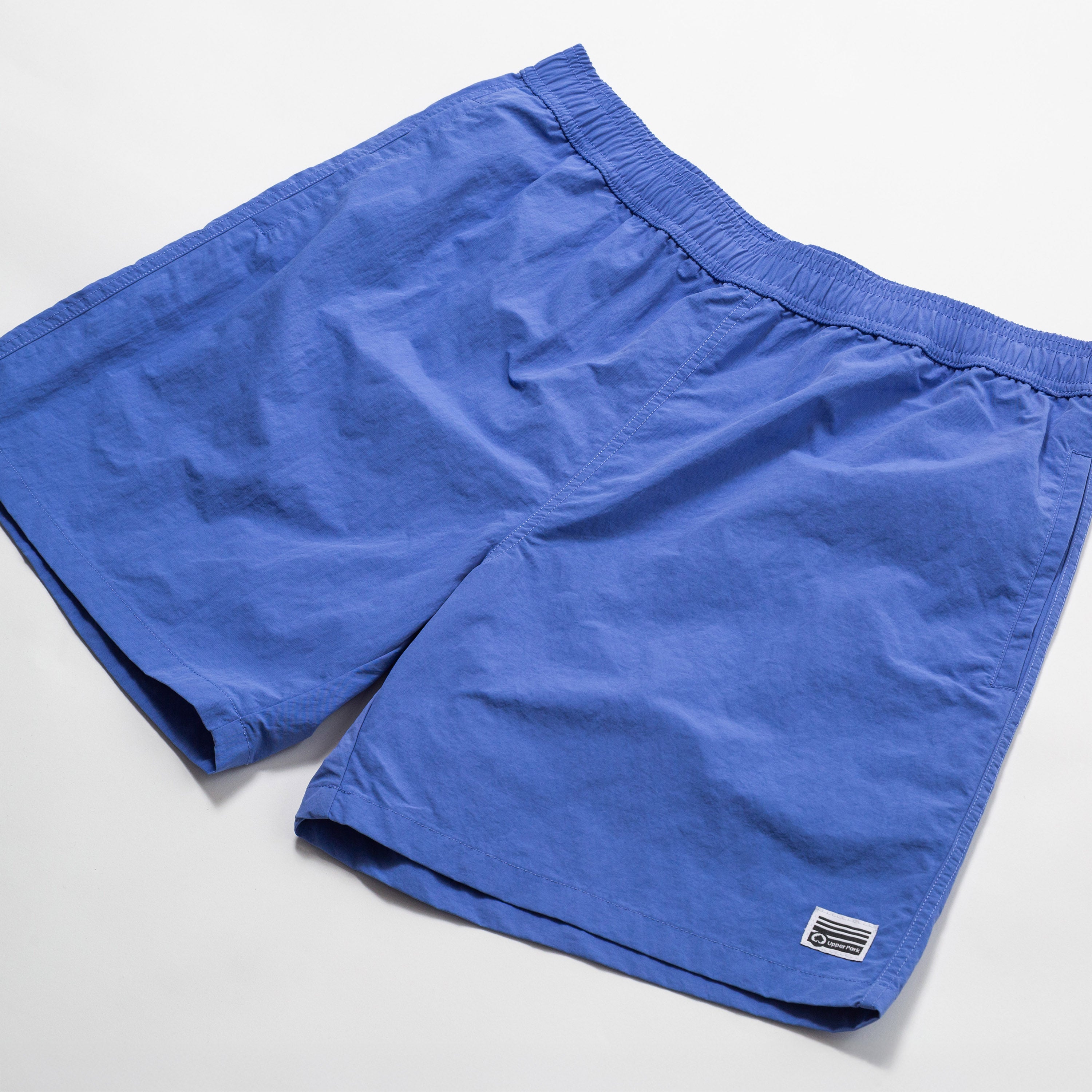 Micro Horizon Nylon Swim Shorts - 17 inch - Short Board Shorts Blue Flat Angle