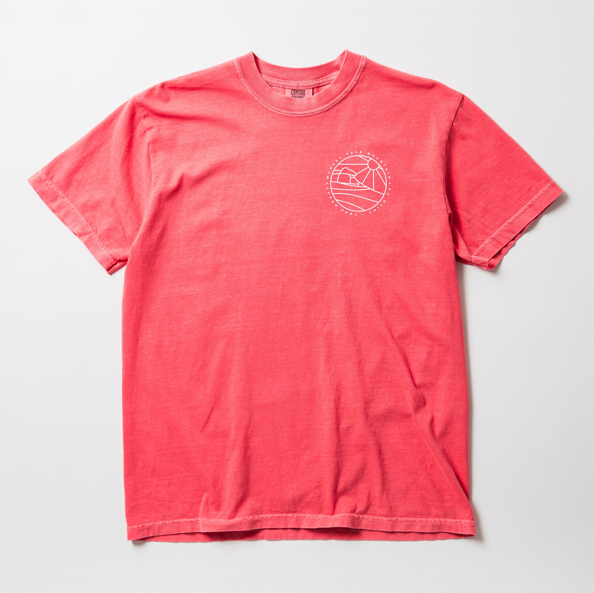 【BAON】[unisex] Takina Peach Fuzz Check Hood Shirt Monkey Face Mountain Monoline Washed Tee – Upper Park