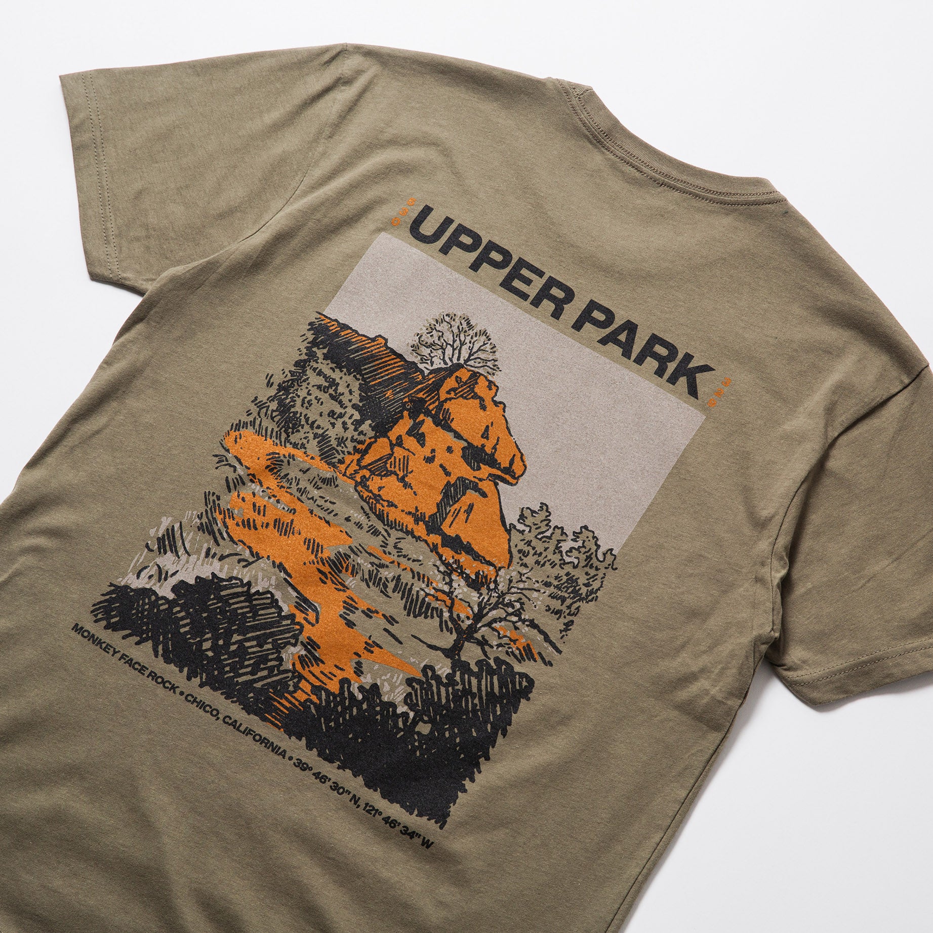 Monkey Face Rock Shirt - Bidwell Park - Upper Park Clothing - Chico, Ca