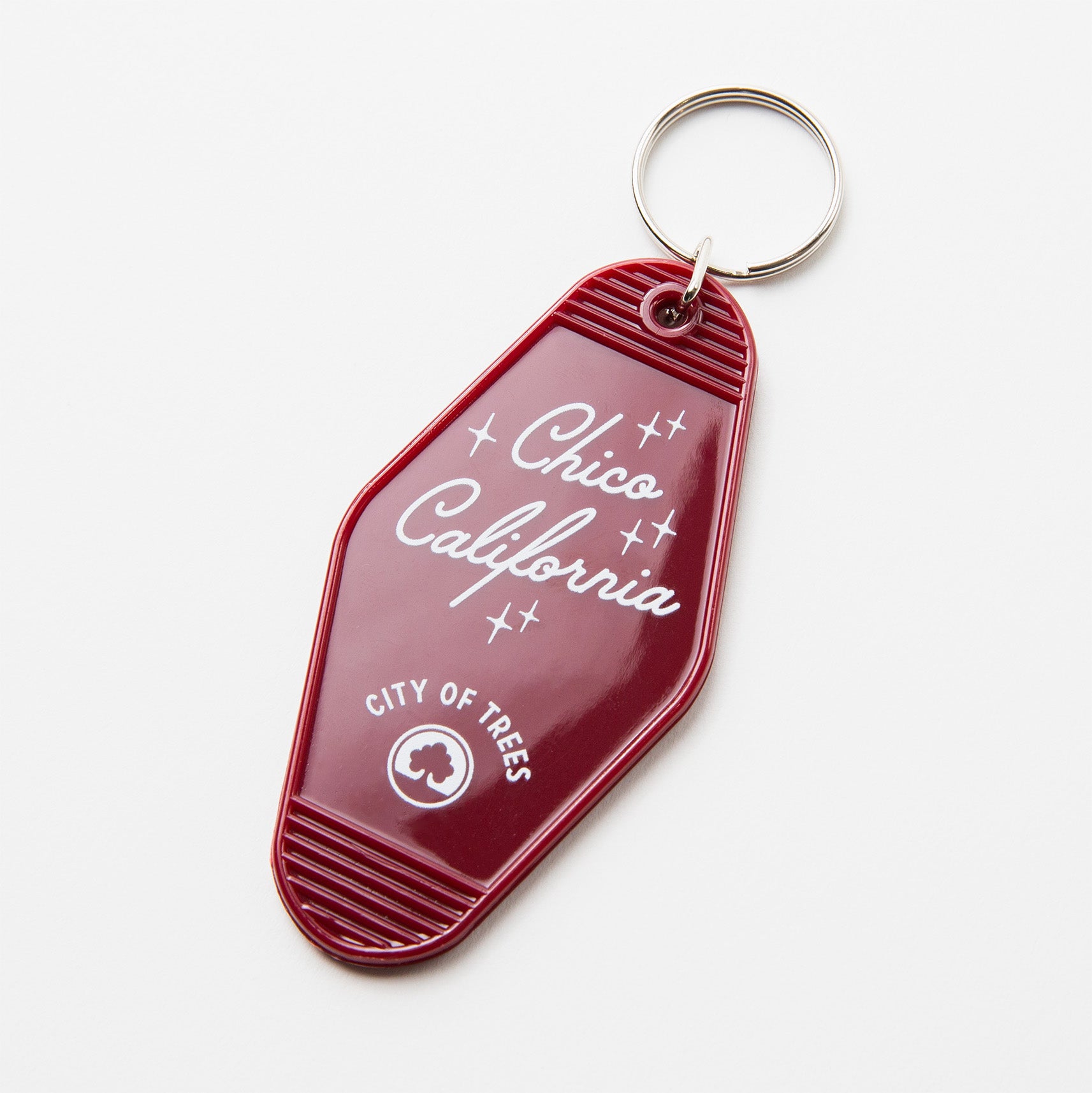 Motel Keychain - Chico California Vintage Style Hotel Keychain - Upper Park