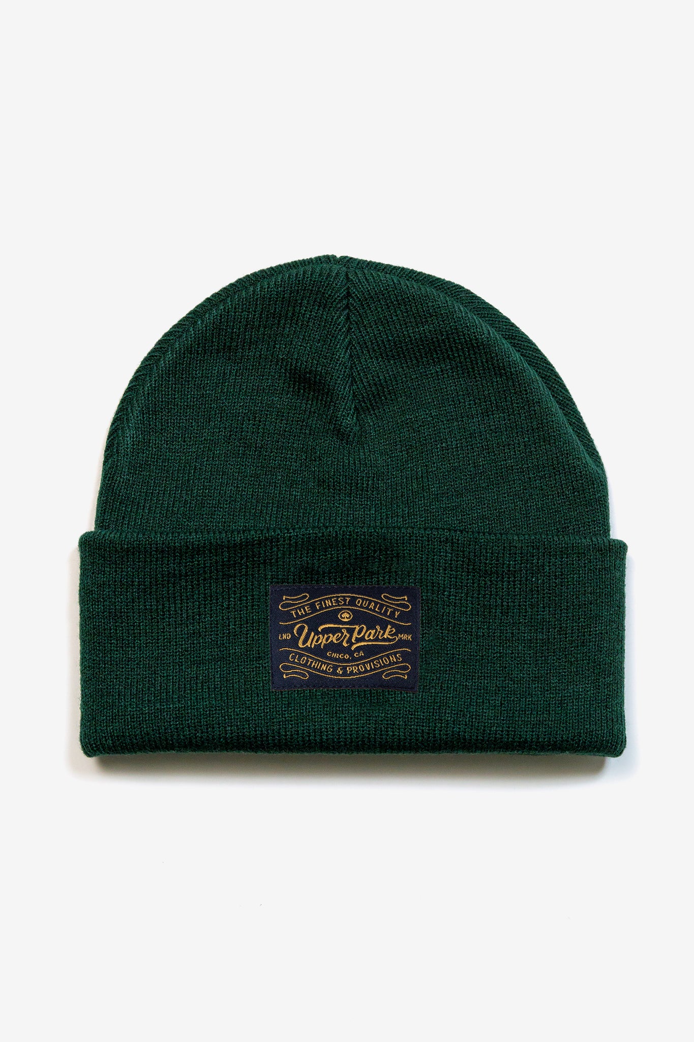 Navy Pro Label Cuff Beanie – Upper Park