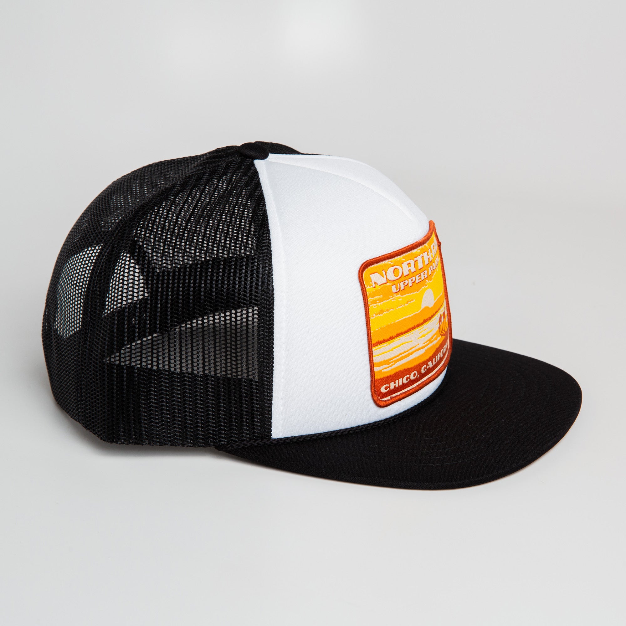 North Rim Upper Park Hat - Foam Trucker - Chico California - Side View