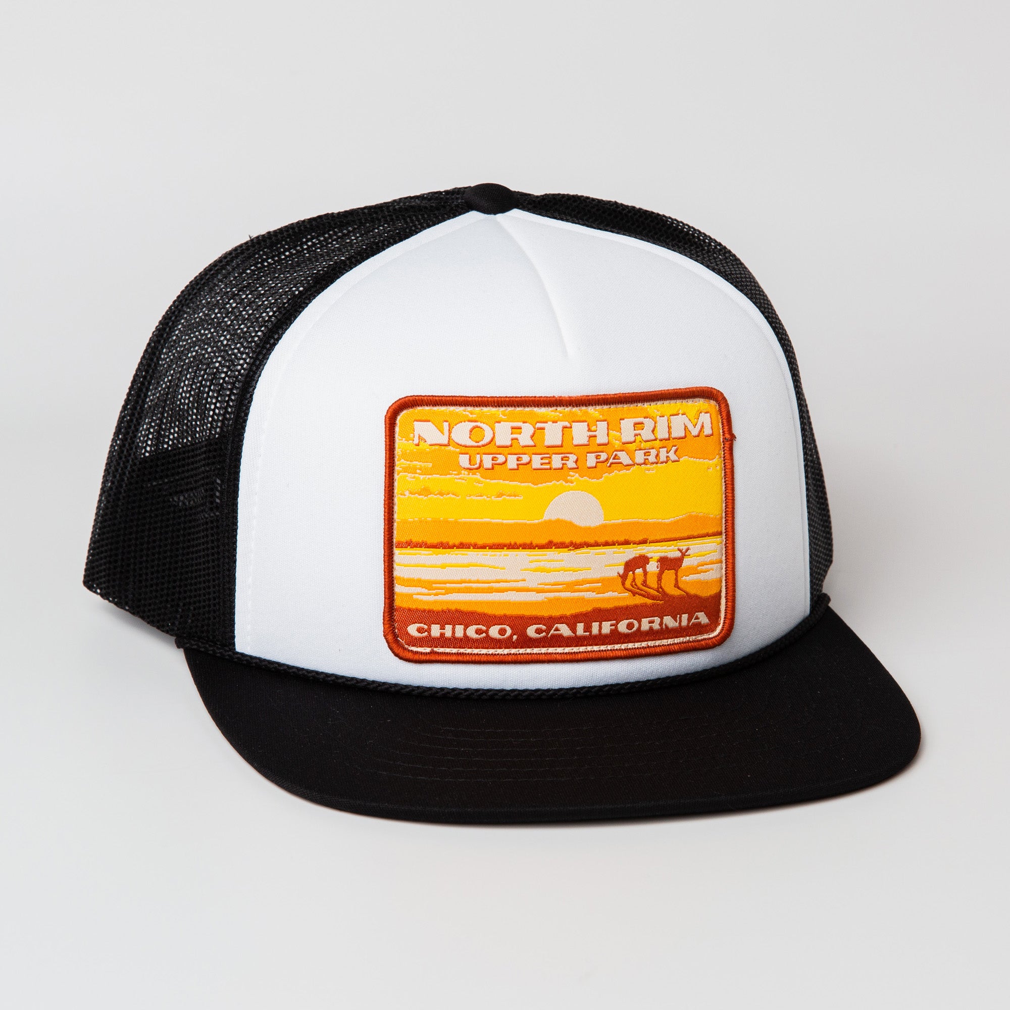 North Rim Upper Park Hat - Foam Trucker - Chico California - Front Angle View