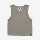 Organic Ribbed Organic Ribbed Tank-Upper Park Clothing-Basic Women's Tank-Chico, California Crop Tank