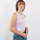 Organic Ribbed Tank-Upper Park Clothing-Basic Women's Tank-Chico, California