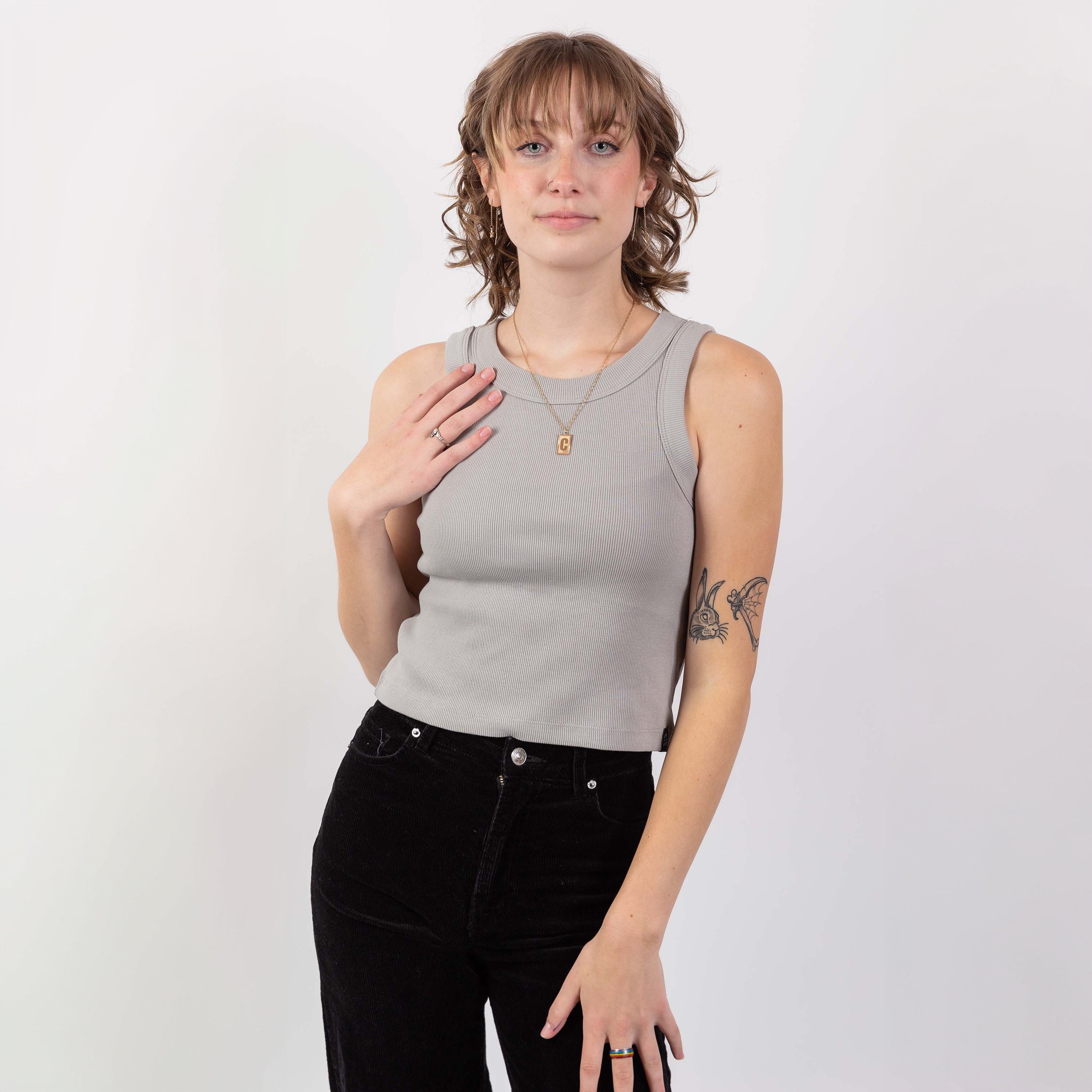 トップス descendant HORIZON ORGANIC COTTON CROP DESCENDANT - HORIZON ORGANIC COTTON CROP LS – IN MY BOOK STORE