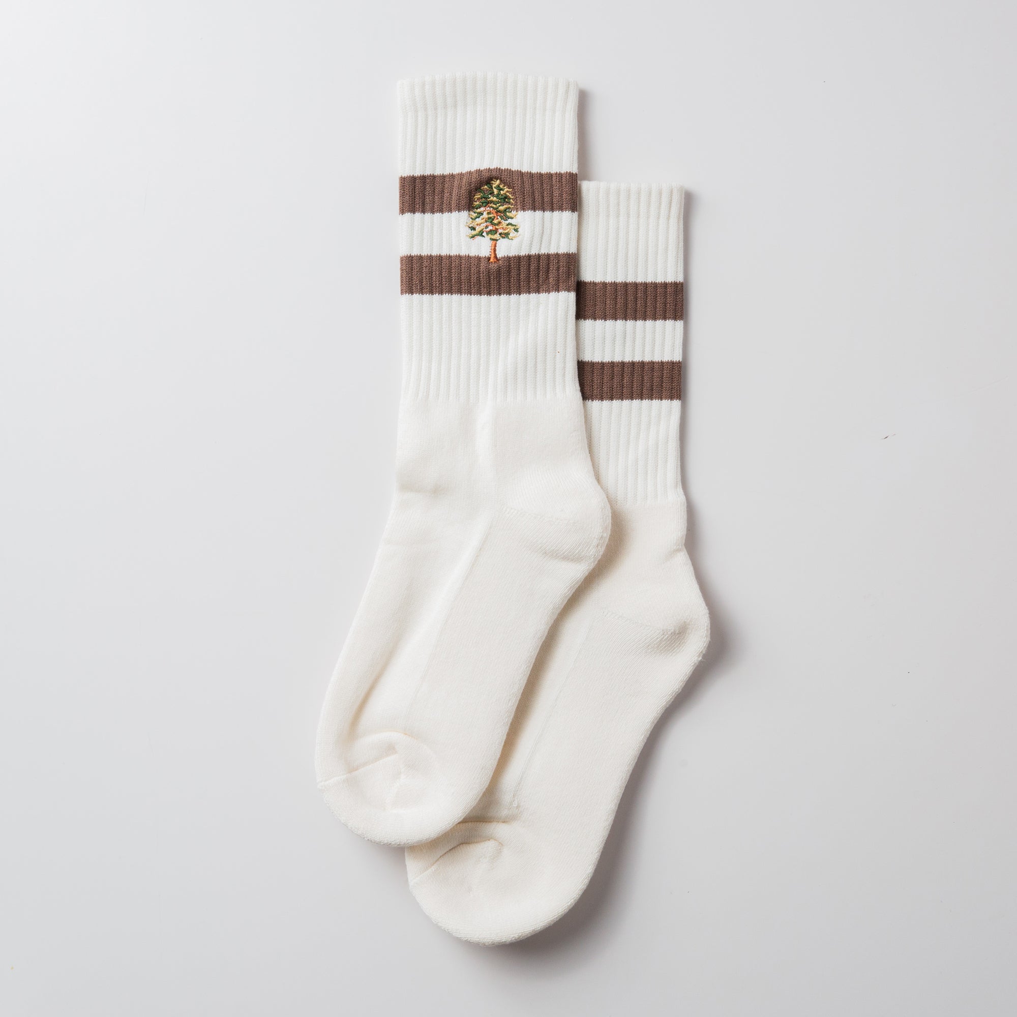 Ponderosa Pine Tree Stripe Socks - Upper Park