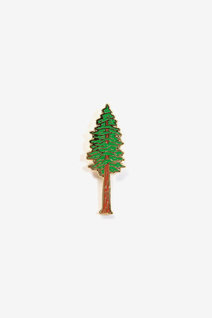 Redwood Tree Enamel Pin