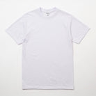 Plain white t-shirt on a light gray background - Shaka Wear 7.5oz Heavyweight Cotton Tee