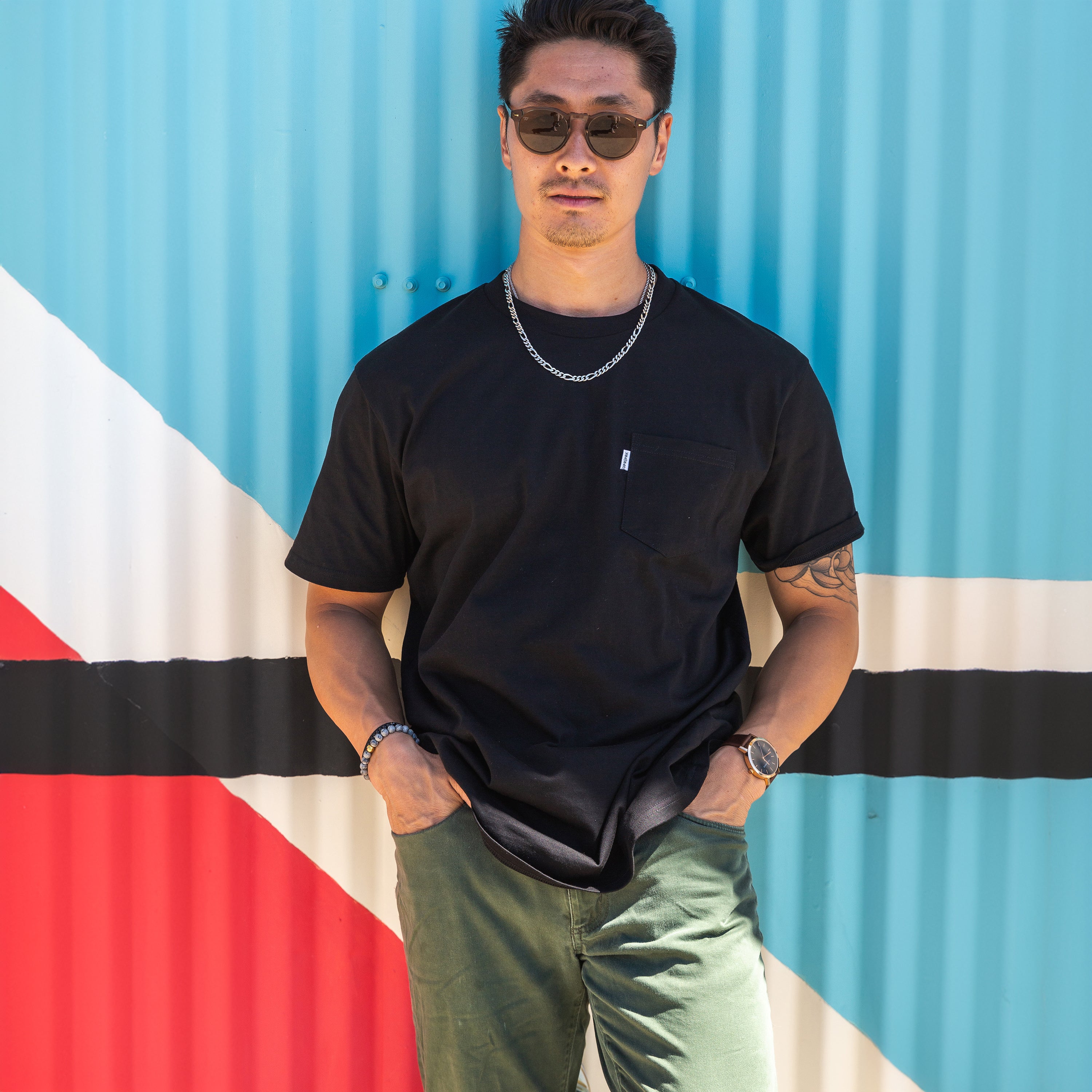 Simple Mini Flag Pocket Shirt – Upper Park