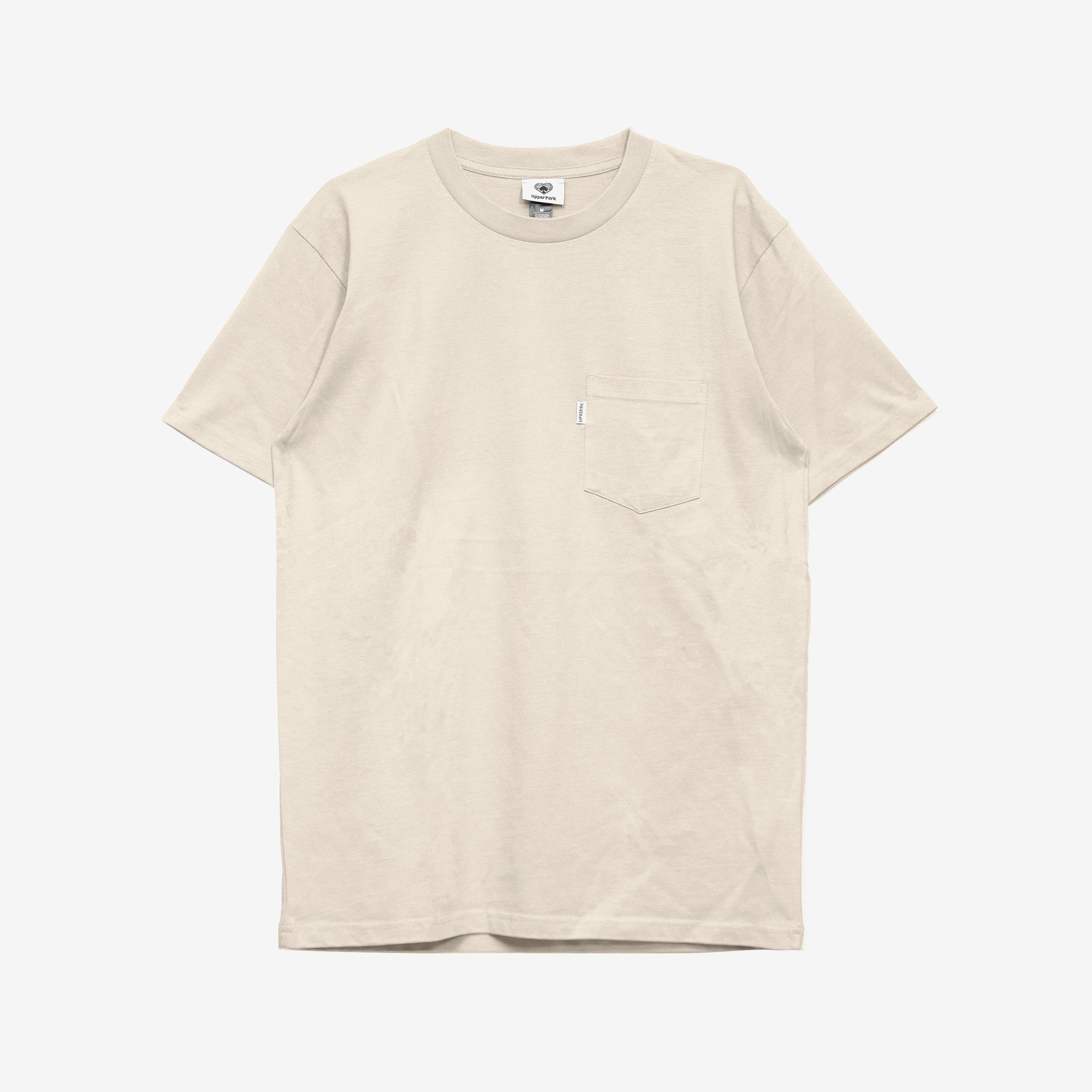 Mens Pocket T-Shirt-Upper Park Clothing-Basics-Chico,California