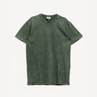 Simple Stone Washed Tee Shirt Moss