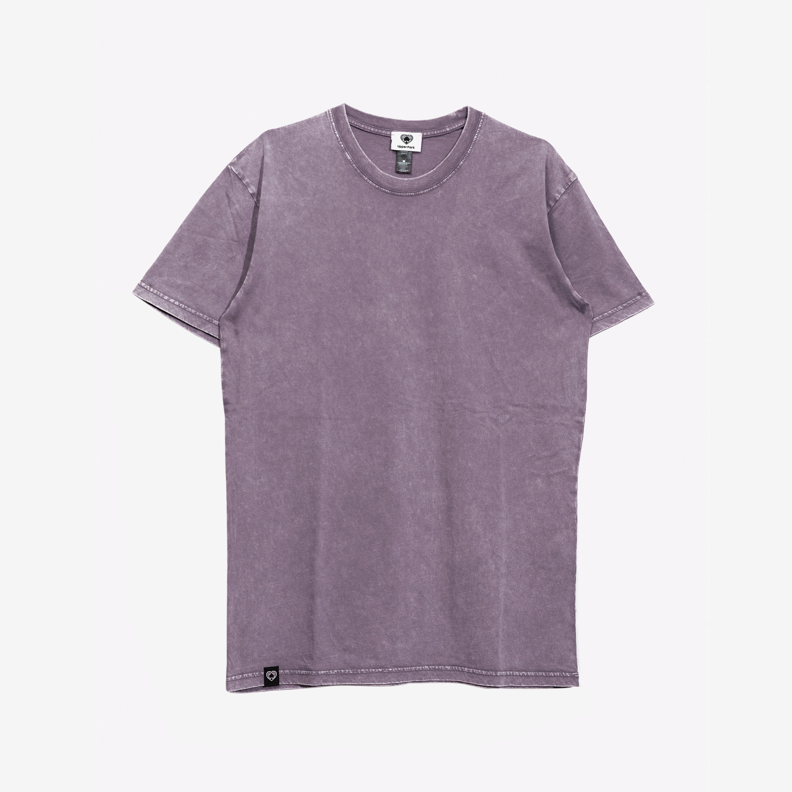 Simple Stone Washed Tee Shirt Orchid