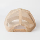 Truck Stop 5 Panel Trucker Hat - Khaki - Back View - Upper Park Hat