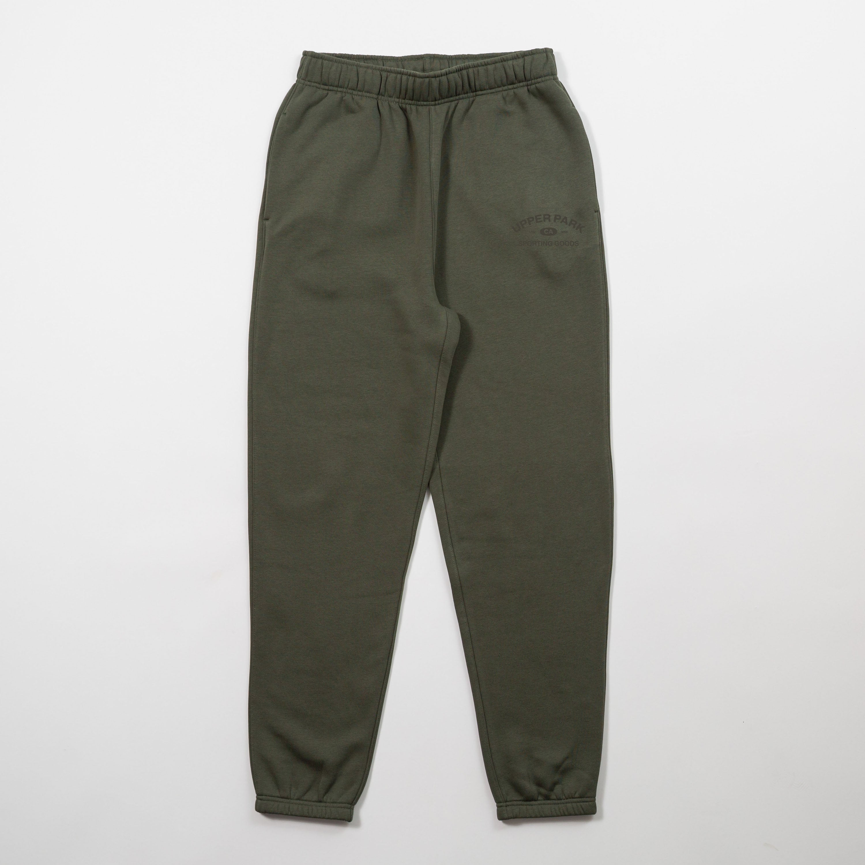 Green sweatpants on a white background - Upper Park Athletics Sweatpants Set