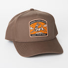 Upper Park Brand Flying Deer Hat - Walnut Brown - Angle View