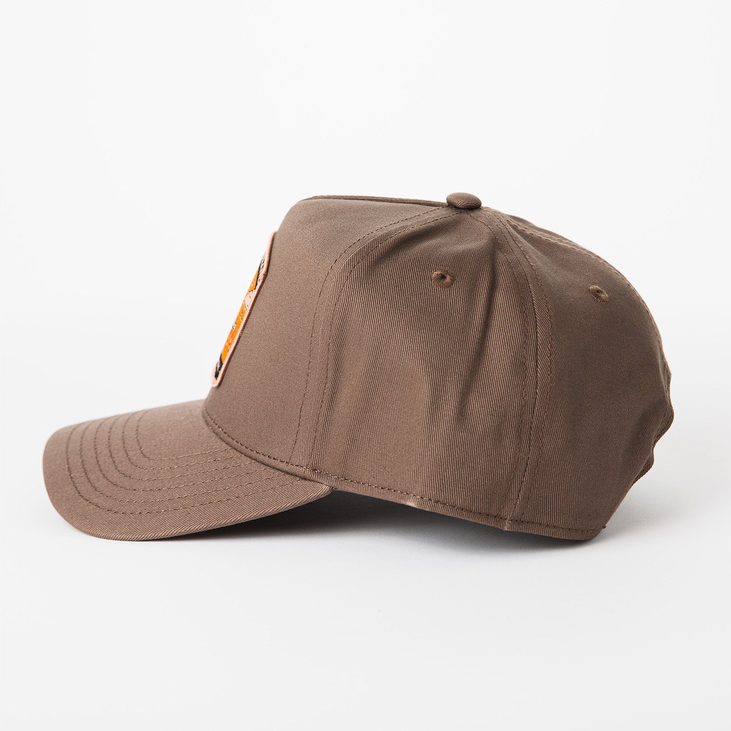 Upper Park Brand Flying Deer Hat - Walnut Brown - Side View