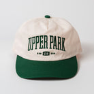 Upper Park Clothing - College Town Hat - Two Tone Vintage Style Hat Green