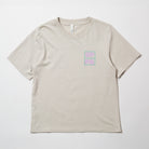 Upper Park Discovery Graphic Women's Tee - Beige t-shirt with a small logo on a white background