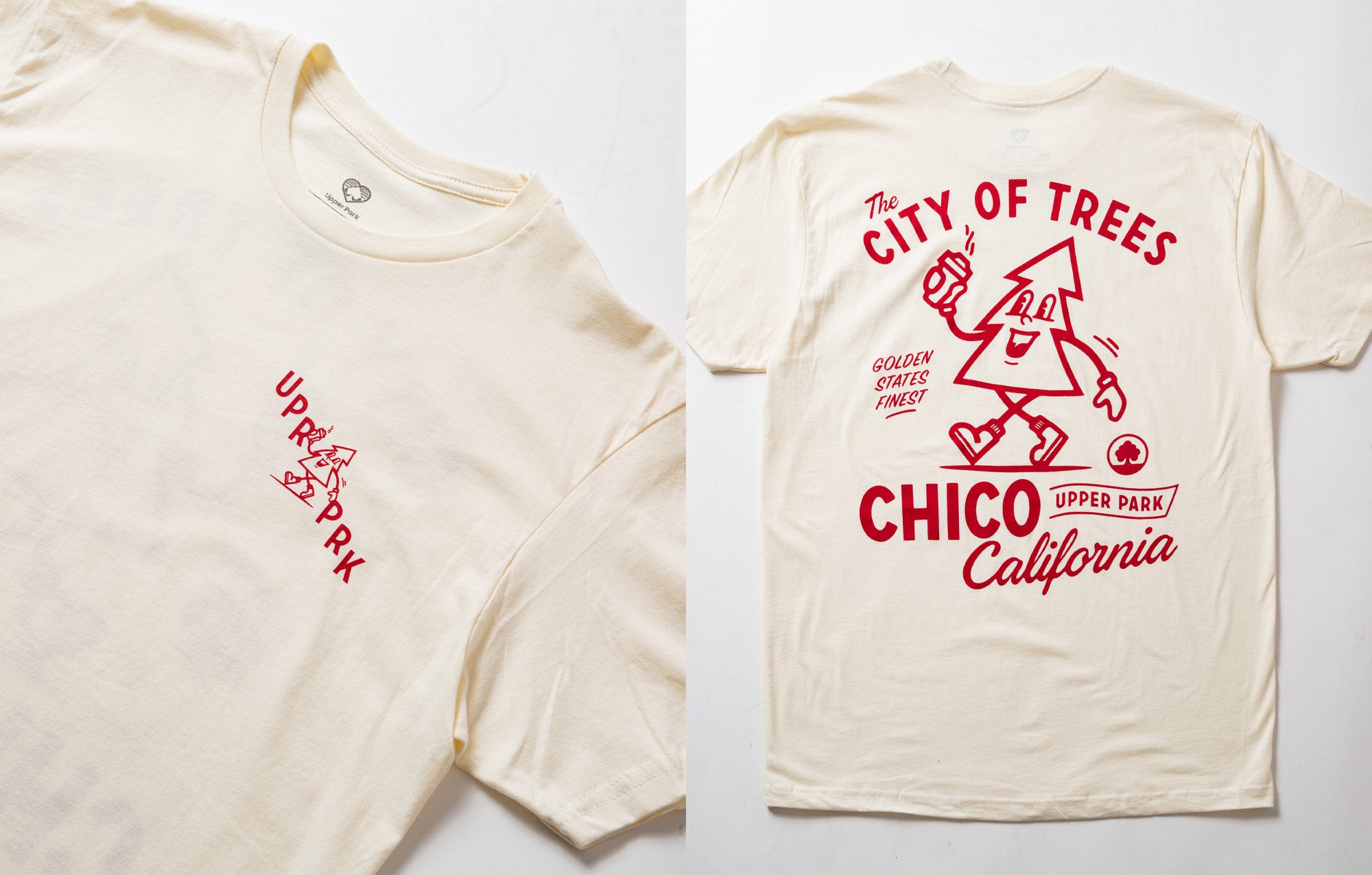 Upper Park Graphic Tees - Chico California - City of Trees