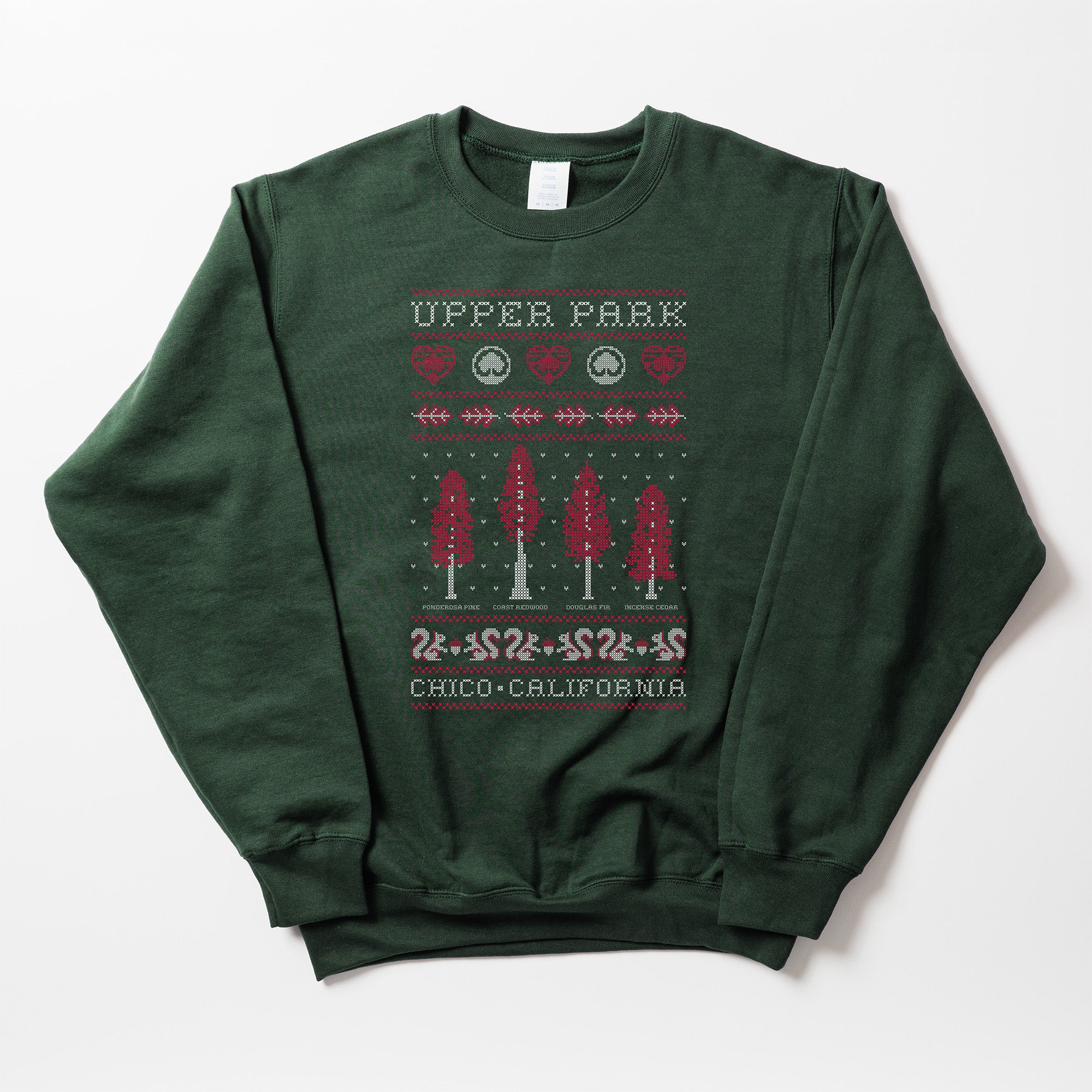 Upper Park Holiday Sweater 2024 Thrifty Crewneck Sweatshirt - Chico, CA