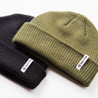 Upper Park Skinny Label Beanie - Cable Beanie - Fisherman Style