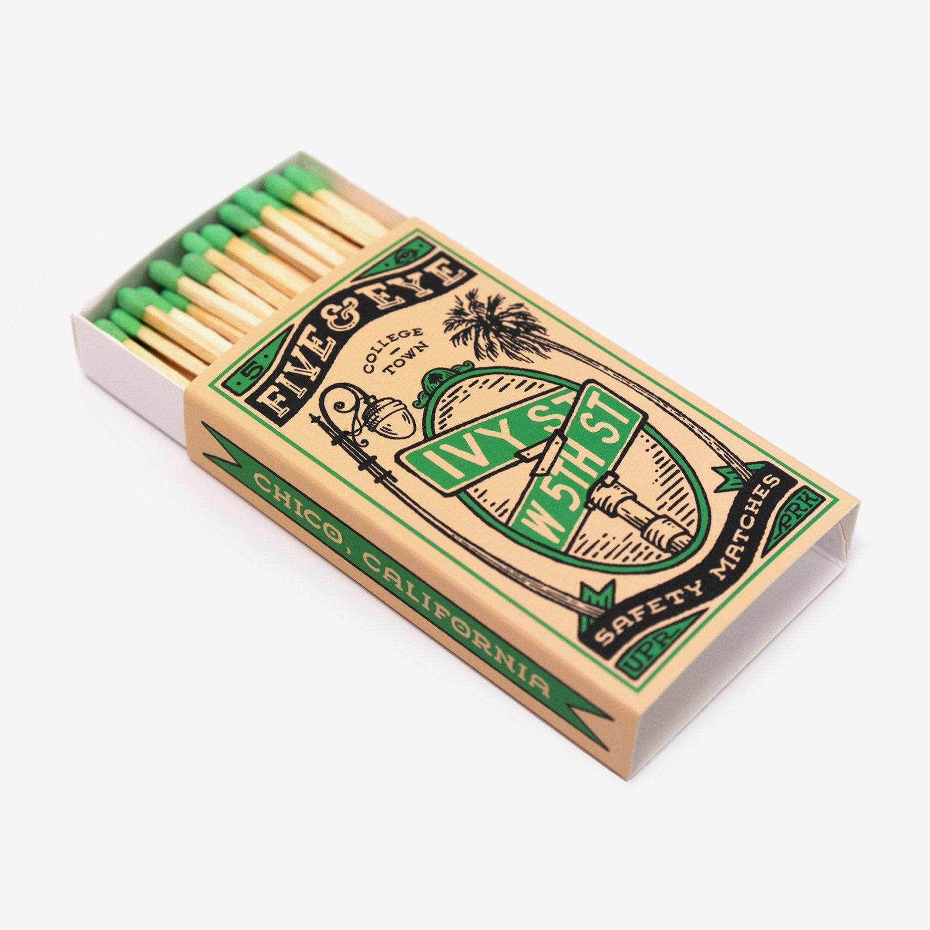 5th and Ivy Safety Matches - Chico, California - College Town Gift