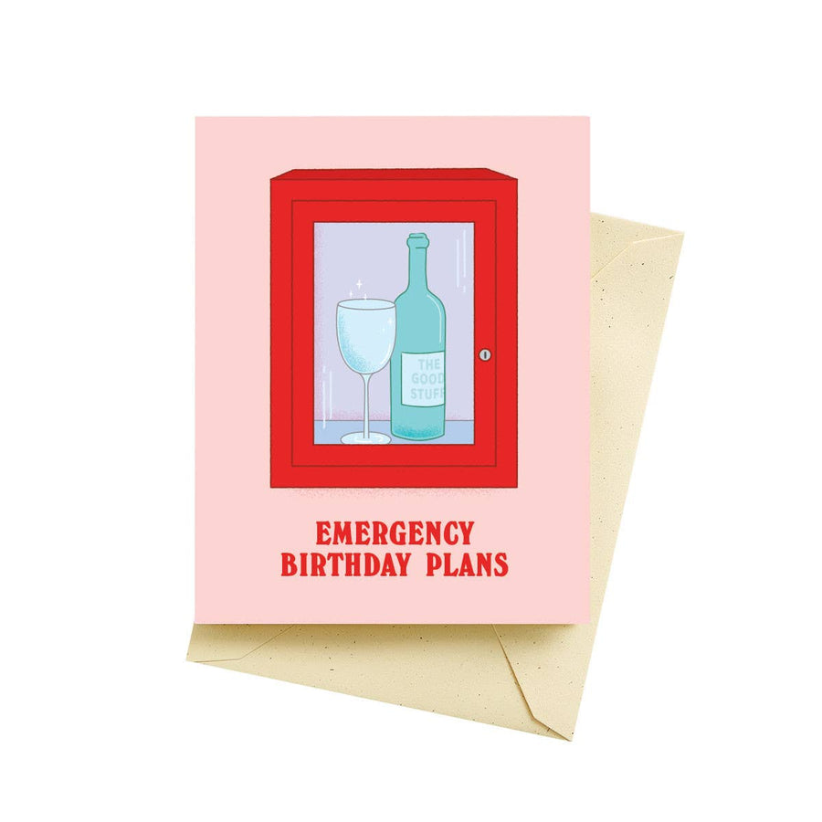 Seltzer Goods - Emergency Glass Birthday Cards