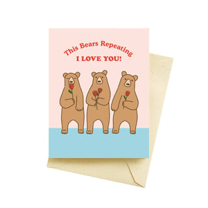 Seltzer Goods - Bears Repeating Love Cards