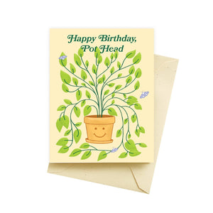 Seltzer Goods - Pot Head Birthday Cards