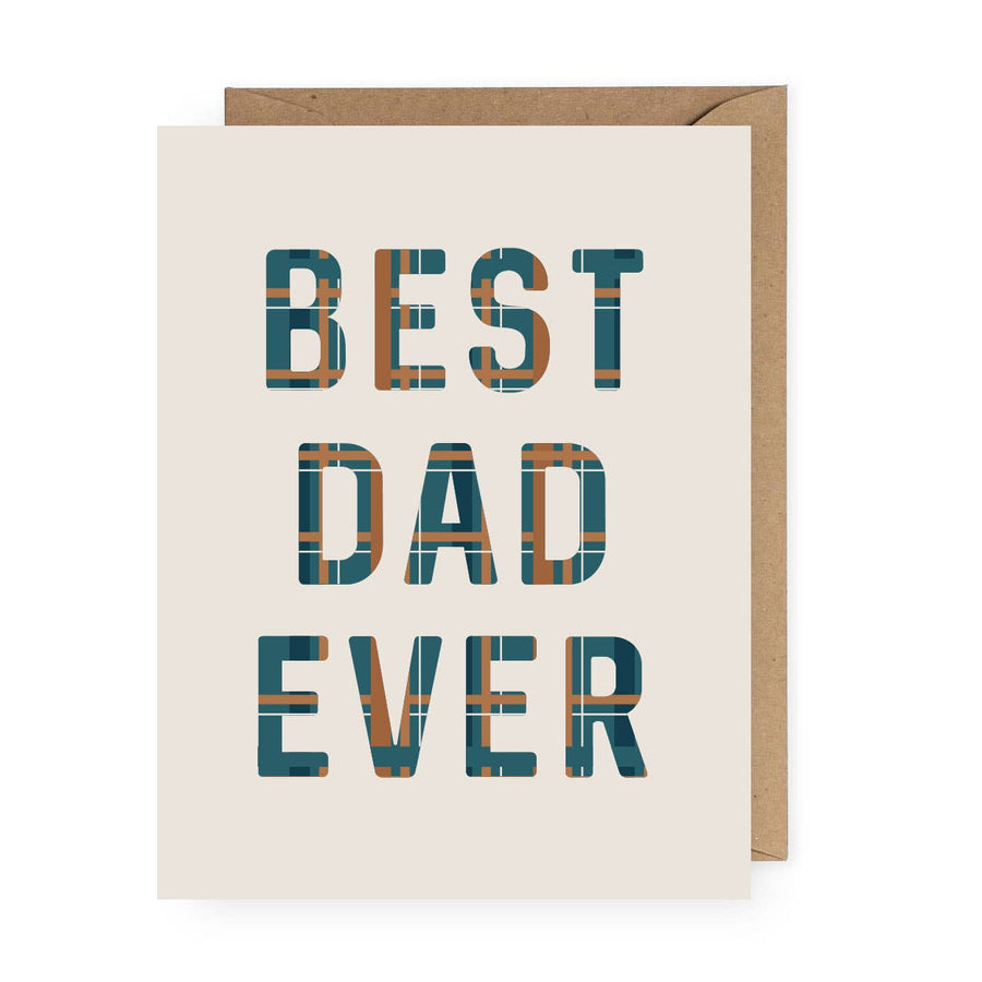 The Anastasia Co - Best Dad Ever Greeting Card for Father's Day