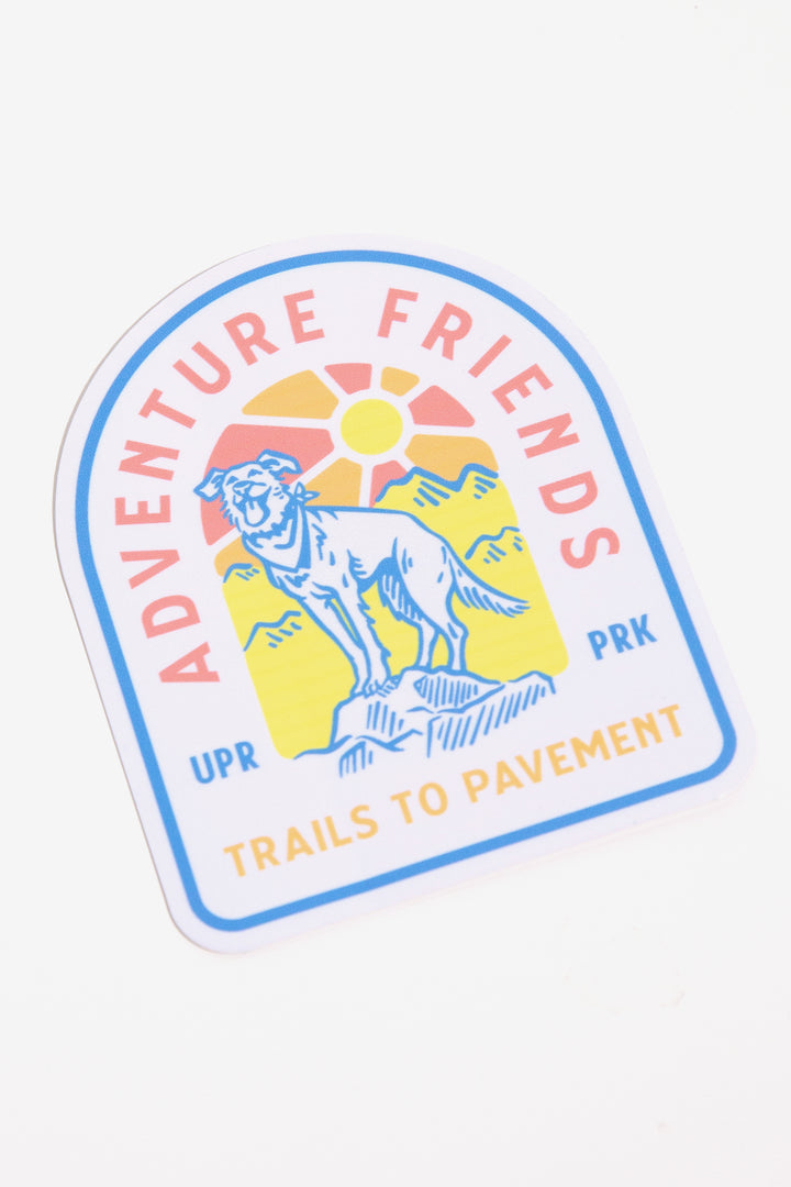 Adventure Dog Sticker