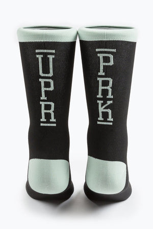Black/Mint UPR PRK Socks