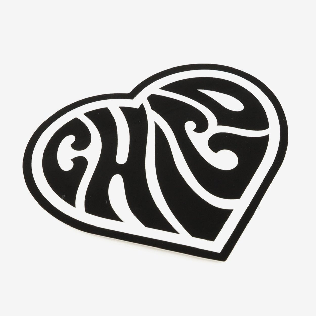 Black California Heart Decal Black California Heart Decal