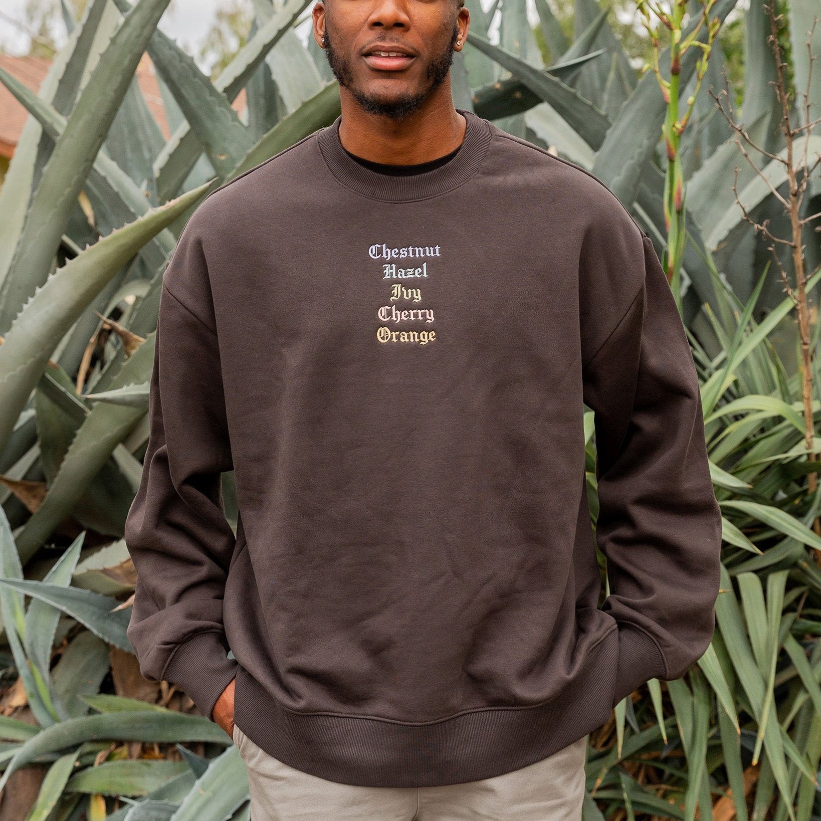 Embroidered Streets Men's Heavy Crew from Upper Park Clothing in Chico, CA