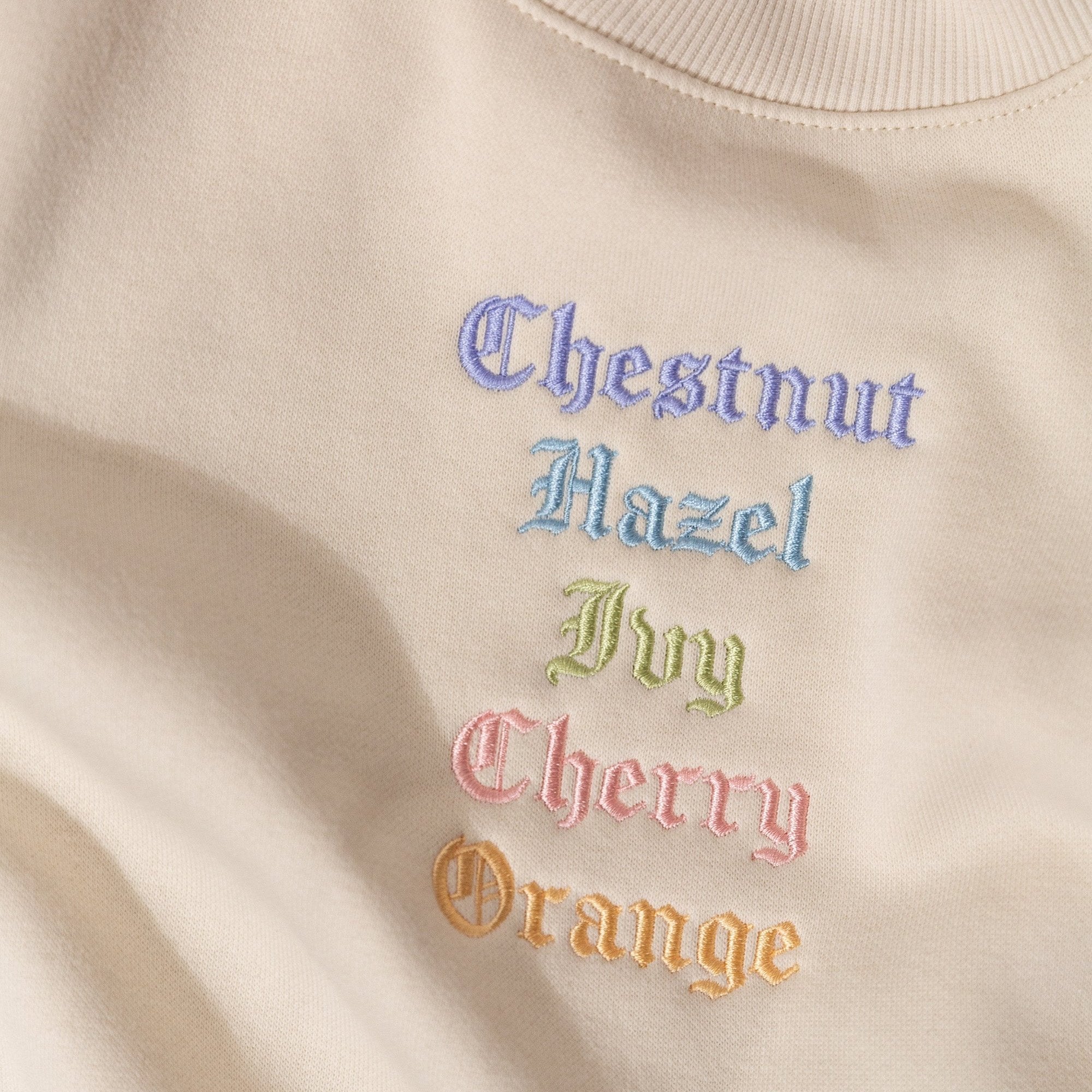 Embroidered Streets Women's Heavy Crew from Upper Park Clothing in Chico, Ca