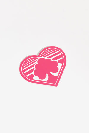Small Heart Sticker - Pink