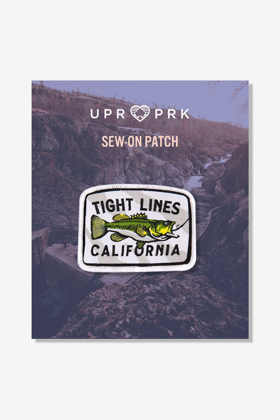 Tight Lines Sew On Patch