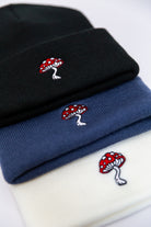 Amanita Mushroom Embroidery Beanie