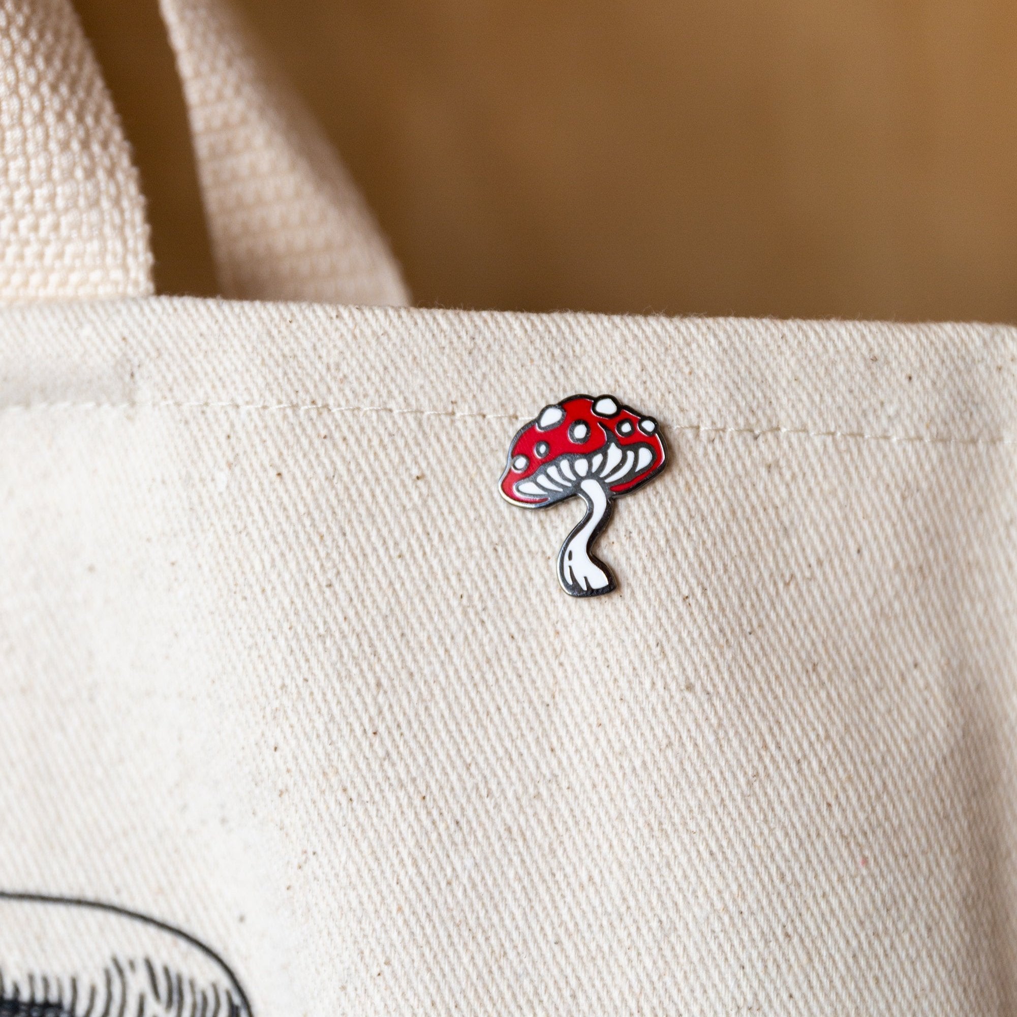 Amanita Mushroom Enamel Pin Lapel