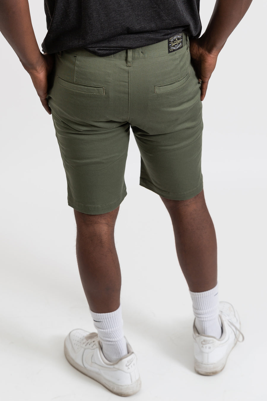 Men's Plain Shorts - Army