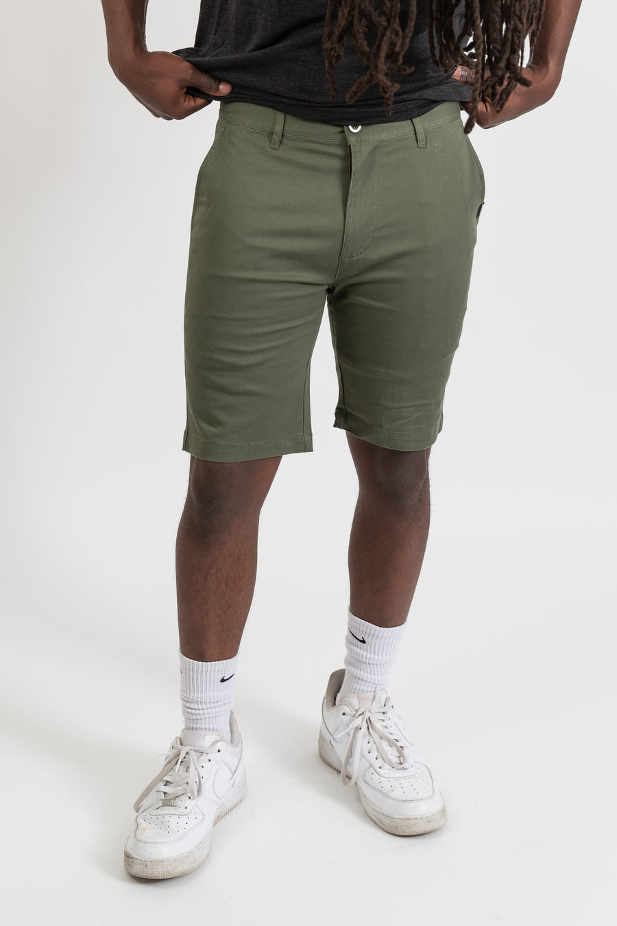 Men's Plain Shorts - Army