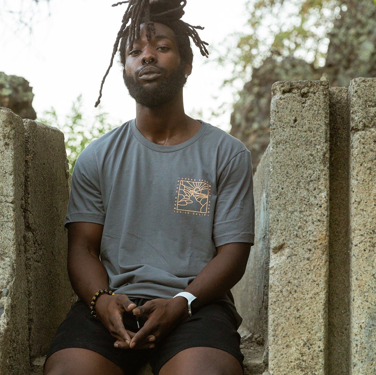 Bear Hole Monoline Shirt - Upper Park Clothing - Bidwell Park - Chico, CA