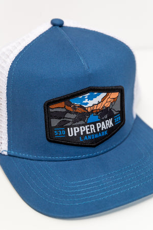 Bear Hole Trucker Hat - Slate Blue