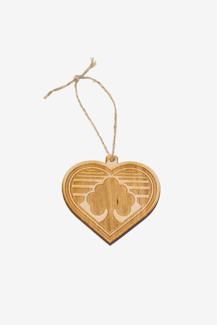 Big Heart Wood Ornament