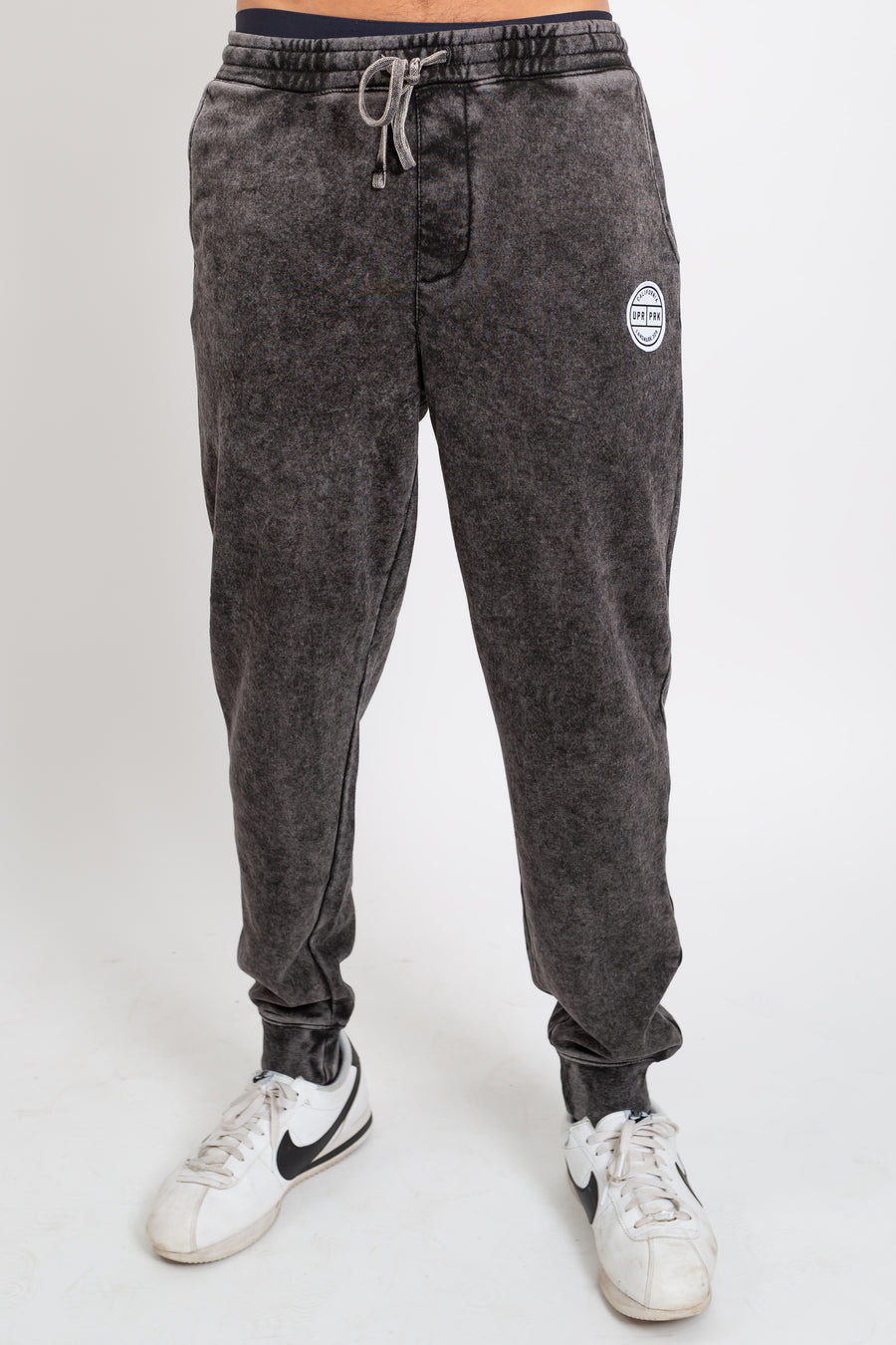 Black Greatness Revolves Around You Mineral Wash Sweatpants